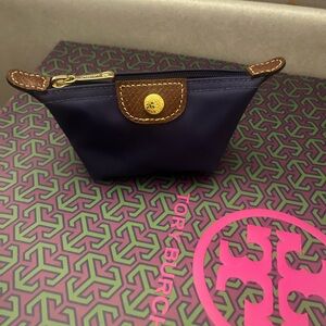 Tory Burch purple coin purse!